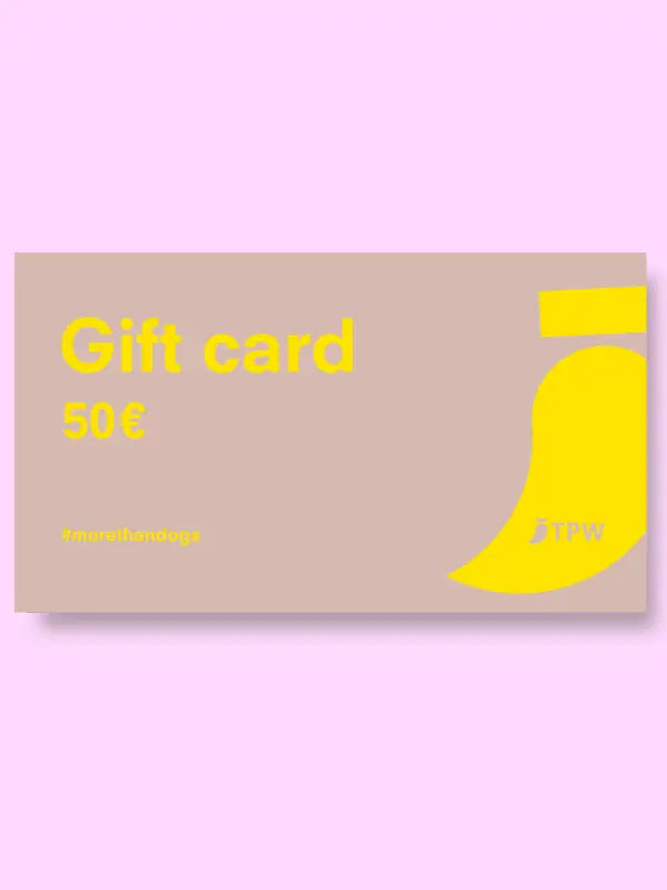 Our 50€ Gift Card for dogs