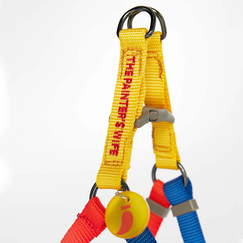 Sonia Yellow & Red Dog Harness detail